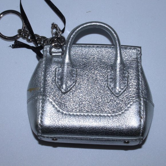 Versace Bag Charm Keychain Coin Purse Small Shoulder Bag $380 New W/Minor Defect - Picture 5 of 6